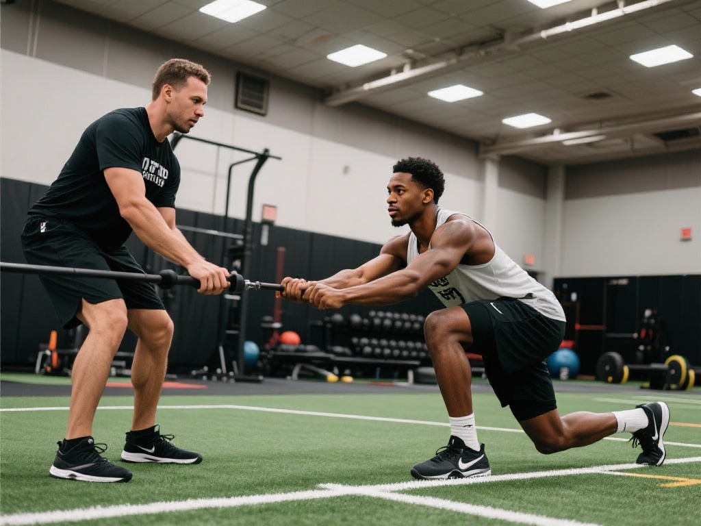 体能师展示洛夫顿季后赛备战训练成果