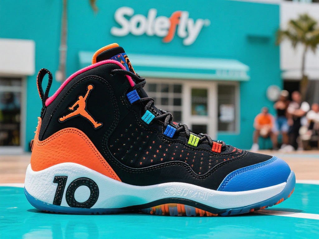 塔克赛前热身亮相Solefly x Air Jordan 10联名款