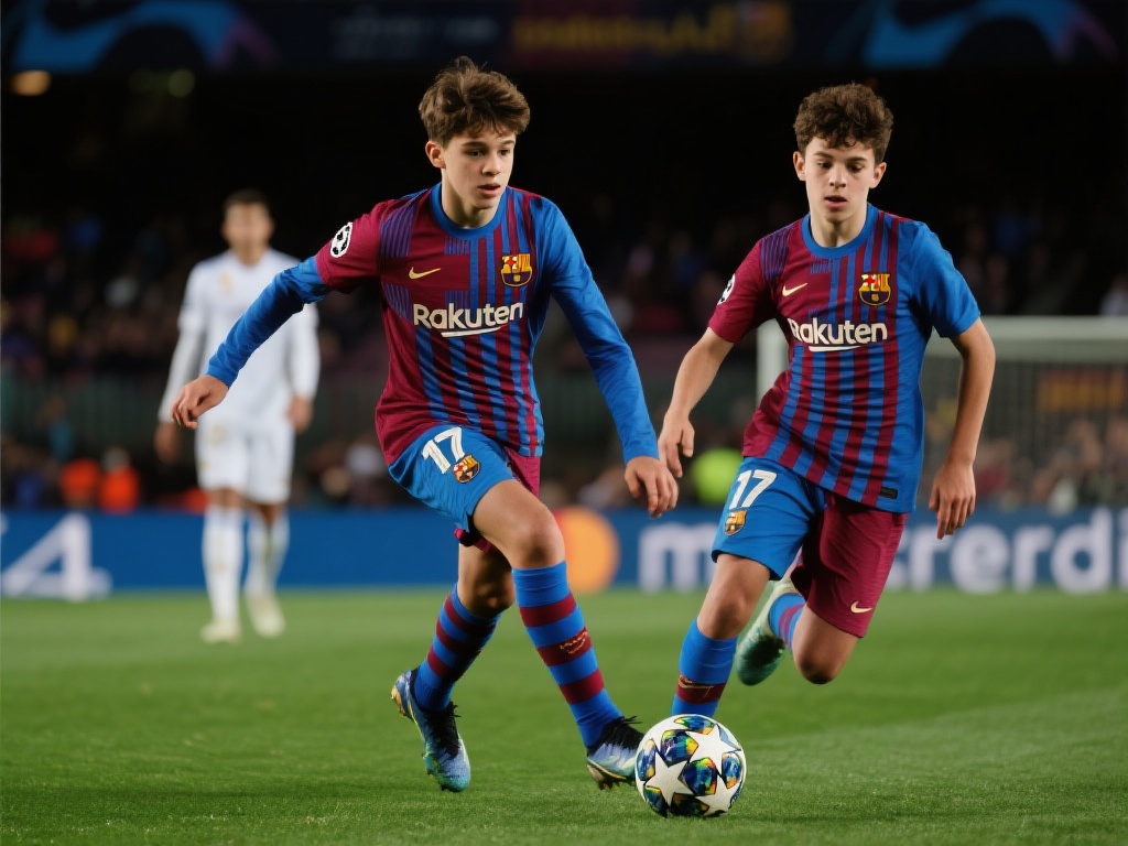 巴萨17岁天才轰动足坛：17场5球10助创25年纪录